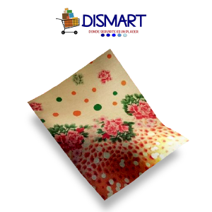 Foami Estampado Pliego 50x70cm Flores Dorado . Continental