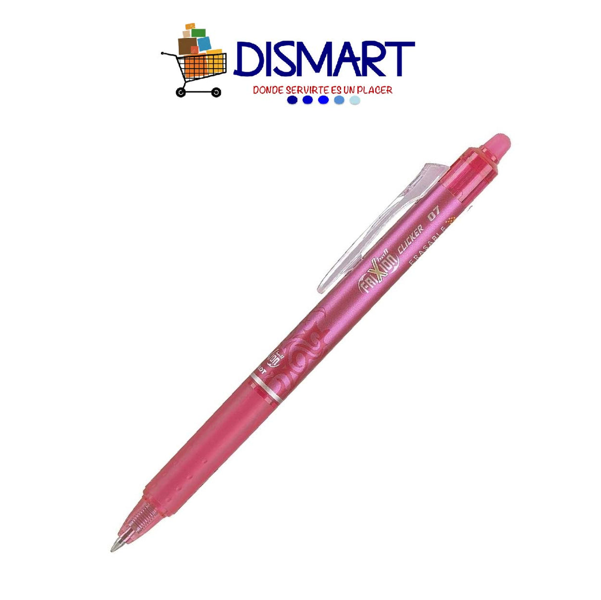 Bolígrafo Borrable punto fino 0.7mm Rosado - Pilot Frixion