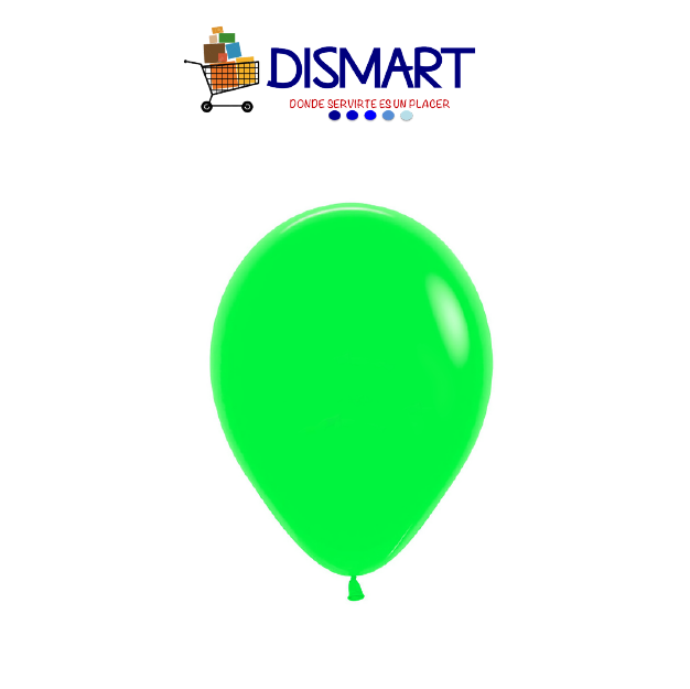 Globo Estándar #9 Liso Verde Oscuro 25pcs. Flexouniversal