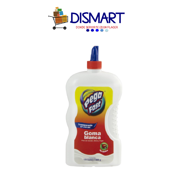 Goma Liquida Escolar 1/8 Galón (16 oz) Blanco Fast
