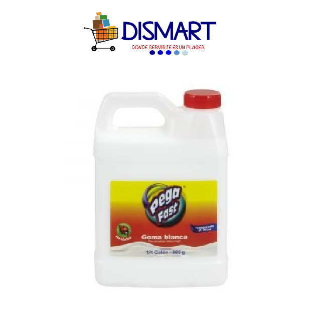 Goma Liquida Escolar 1/4 Galón (32 oz) Blanco Fast