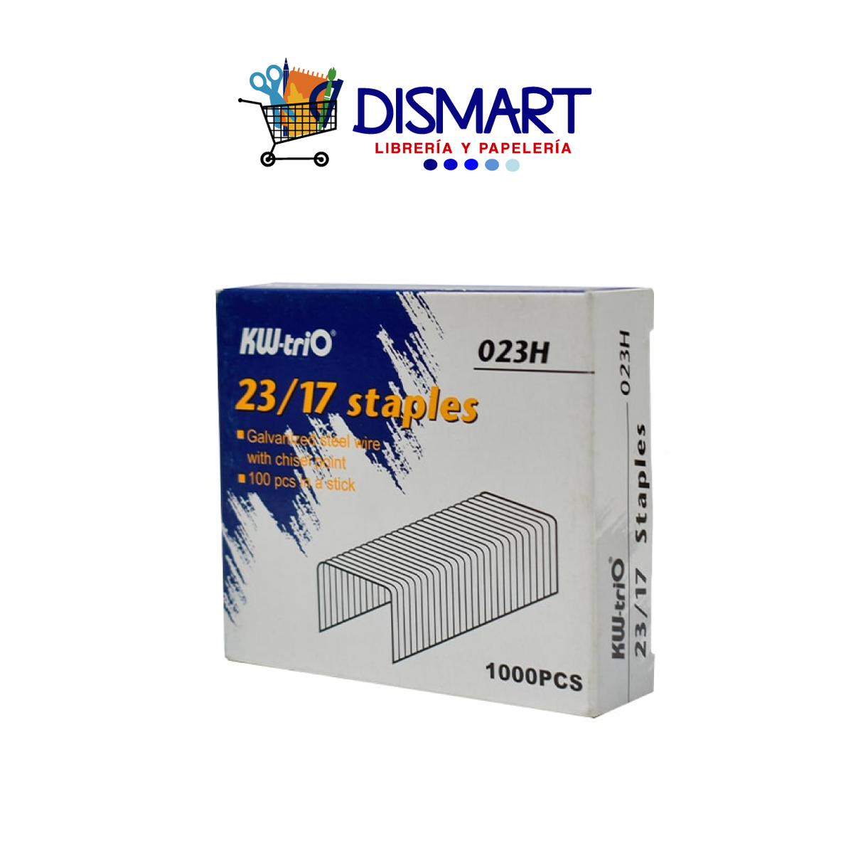 Grapas 23/17mm 5/8"1000pcs120/160h.23H Kw