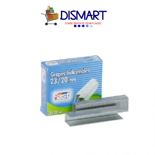 Grapa Uso Pesado 1,000u 23/20 de 20mm Fast. (180 Hojas)