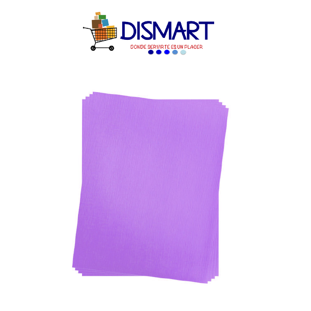 Bolsa Hojas Textura Lino Lila