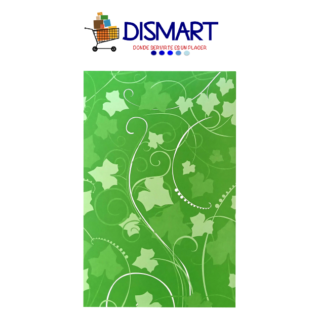 Cartulina Estampada T/Oficio Diseño Hojas