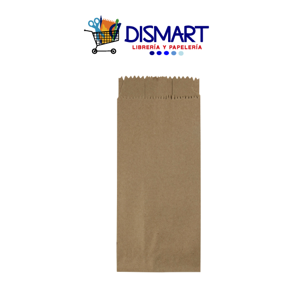 Bolsa Papel Kraft 1/4 Libra ( Alto 13.5cm, Ancho 6cm, Fuelle 3cm) – Dismart  GT