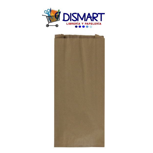 Bolsa Papel Kraft 6 Libra ( Alto 35cm, Ancho 15.8cm, Fuelle 6cm) – Dismart  GT