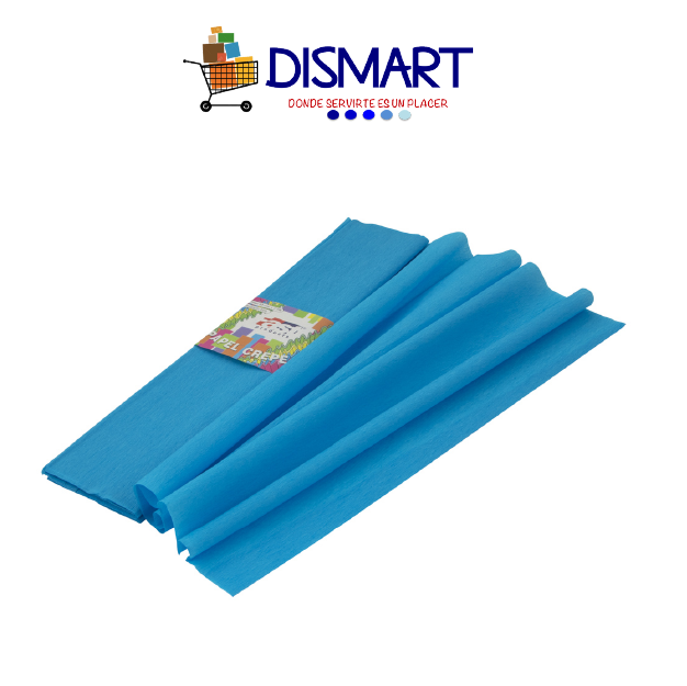 Papel Krepe Celeste