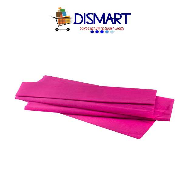 Papel Krepe Fucsia