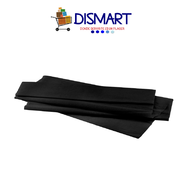 Papel Krepe Negro