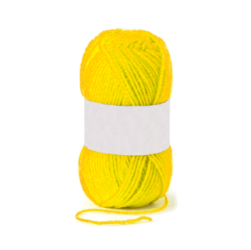 Lana Escolar Ovillo 15grm Amarillo Continental