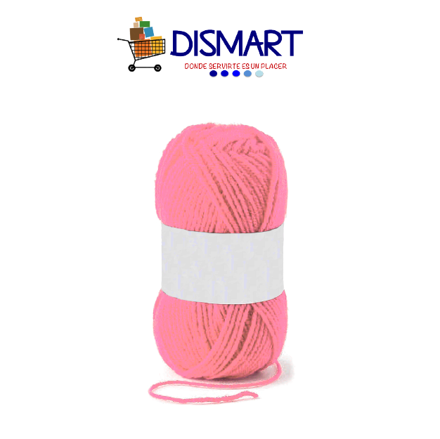 Lana Escolar Ovillo  15grm Rosado Continental