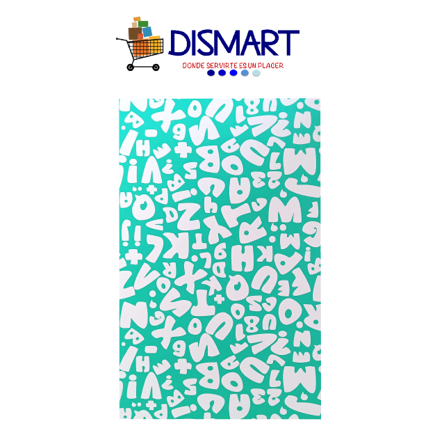 Cartulina Estampada T/Oficio Diseño Letras