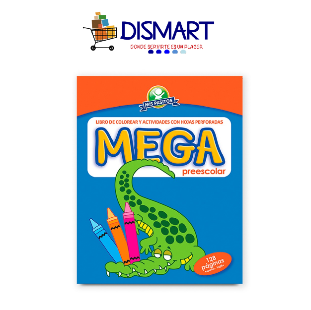 Libro Mega Actividades Preescolar. Español/Ingles. 128 Pg. Mis Pasitos. (Coco)