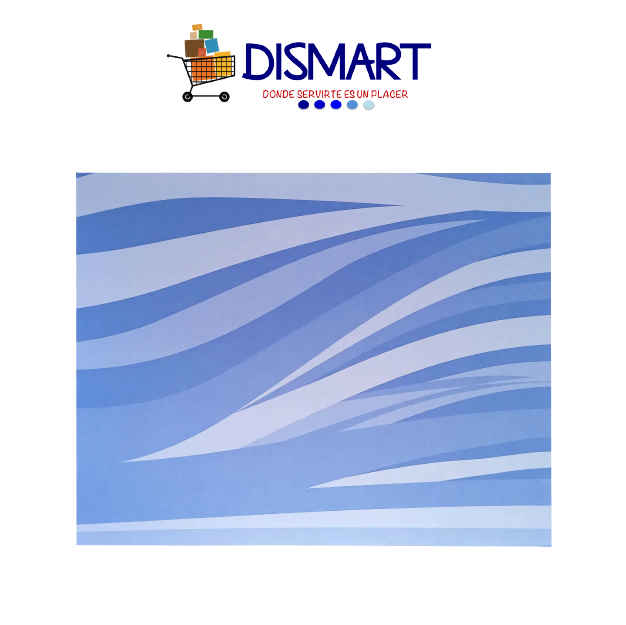 Cartulina Estampada T/Carta Diseño Ondas