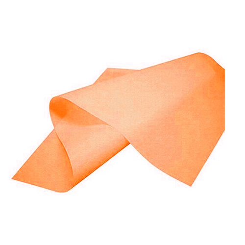 Papel China Liso Pliego 18.5"x25.5" Naranja