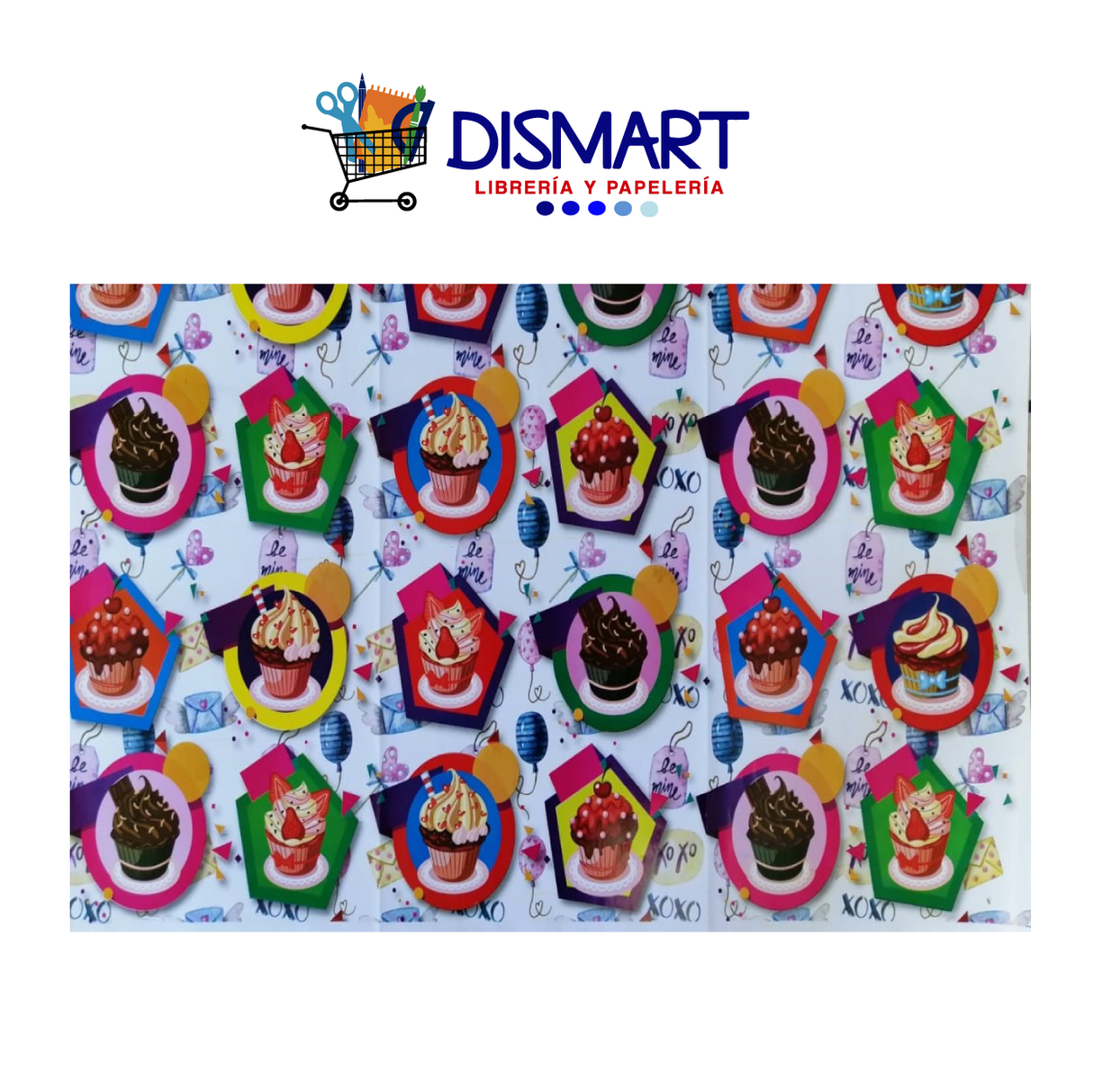 Papel Regalo Pastelillos