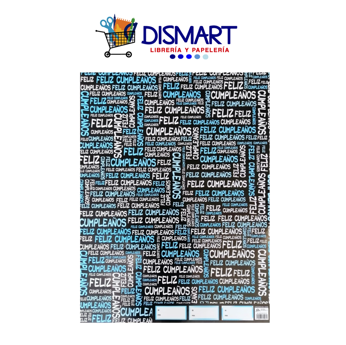 Papel Regalo Cumpleaños Caballero