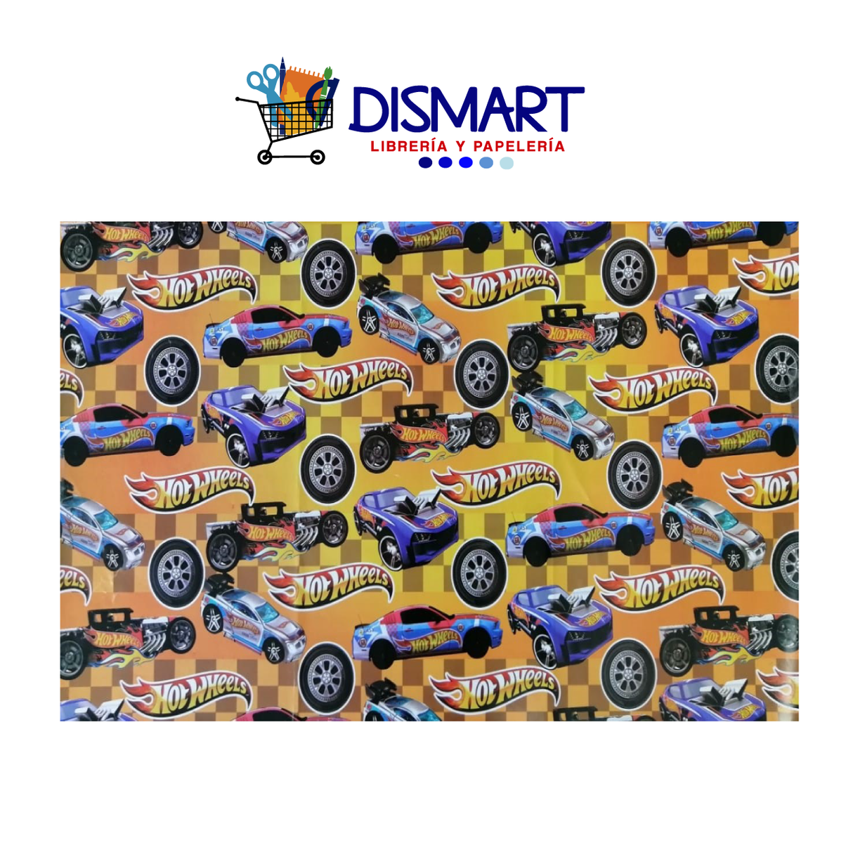 Papel Regalo carros hot wheels