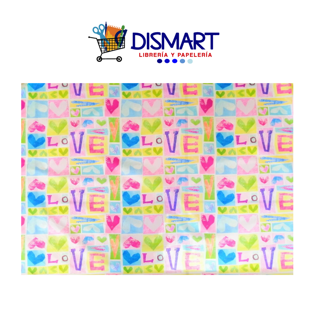 Papel Regalo Love Colores