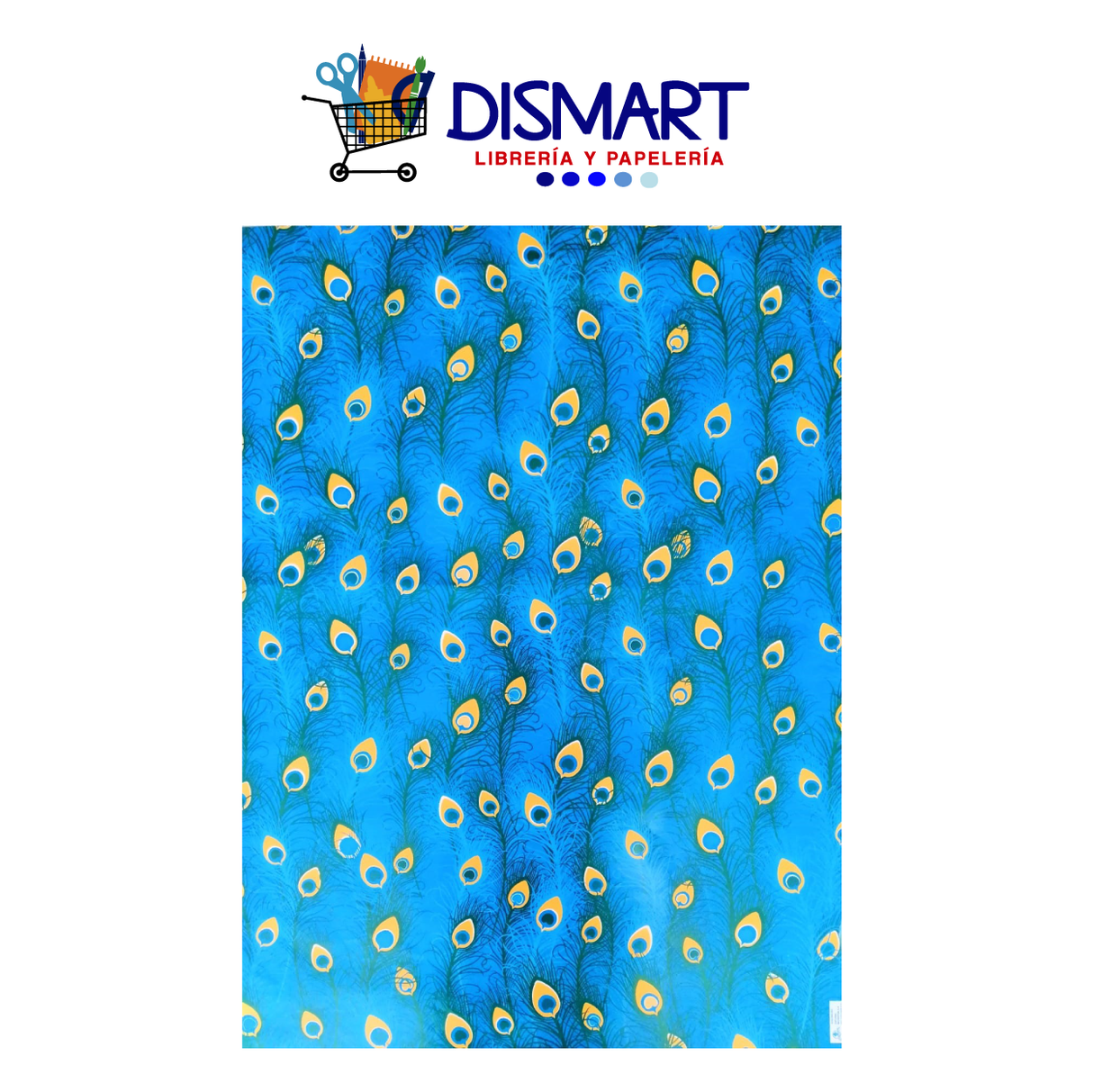 Papel Regalo Pavo Real