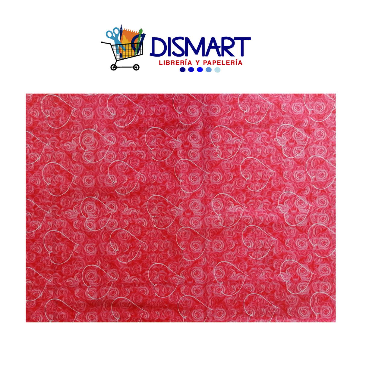 Papel Regalo Rosas Fucsia