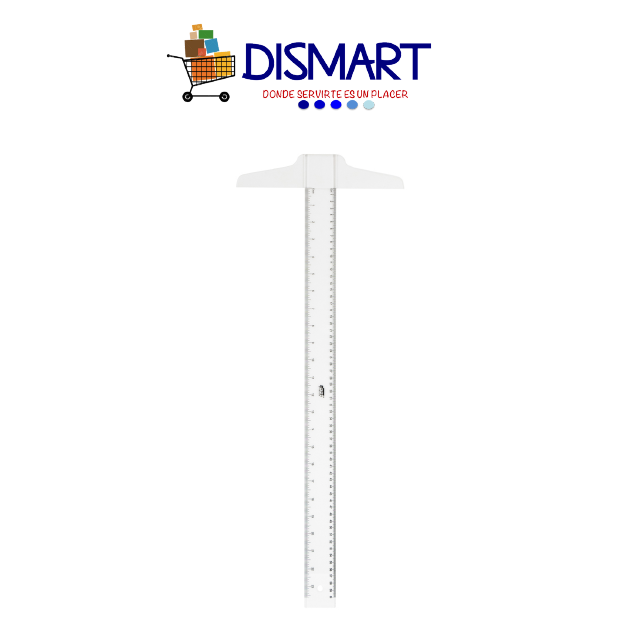 Regla T Acrílica Profesional. 60cm.