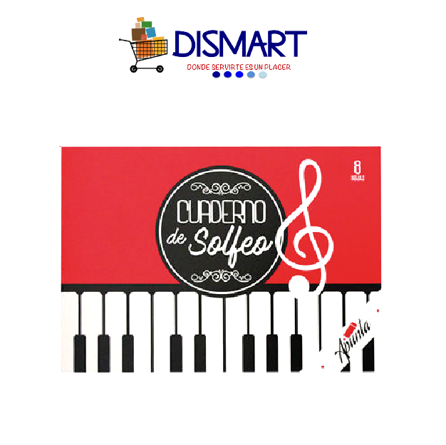 Cuaderno para Solfa - Media Carta