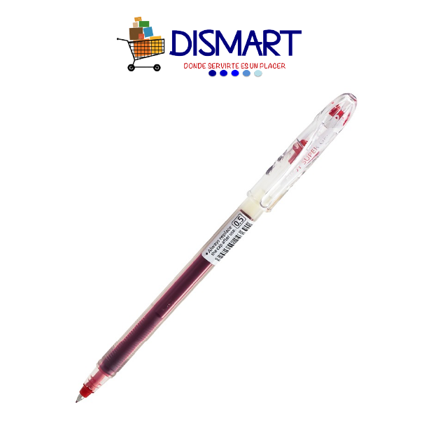 Bolígrafo Gel punto fino 0.5mm Rojo - Pilot Super Gel