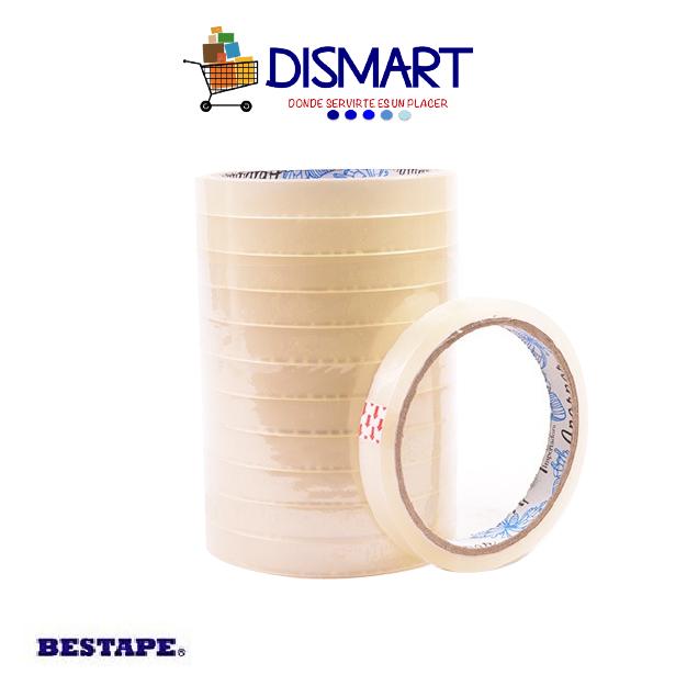 Tape Cristal 1" x 50 yds Rueda Grande Protape