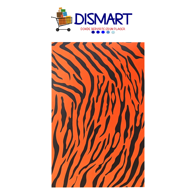 Cartulina Estampada T/Oficio Diseño Tigre