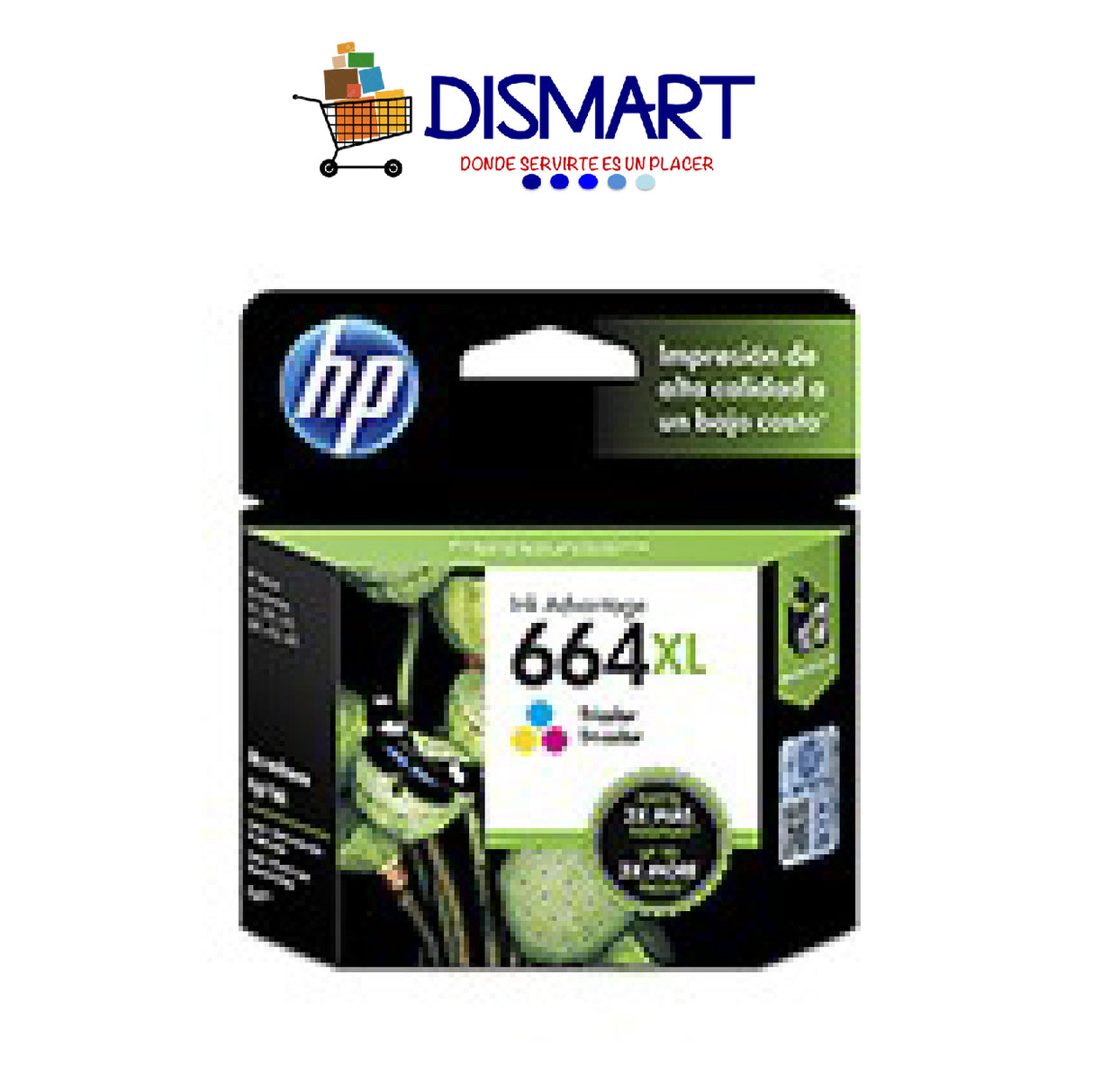 Cartucho Original HP 664XL CMY