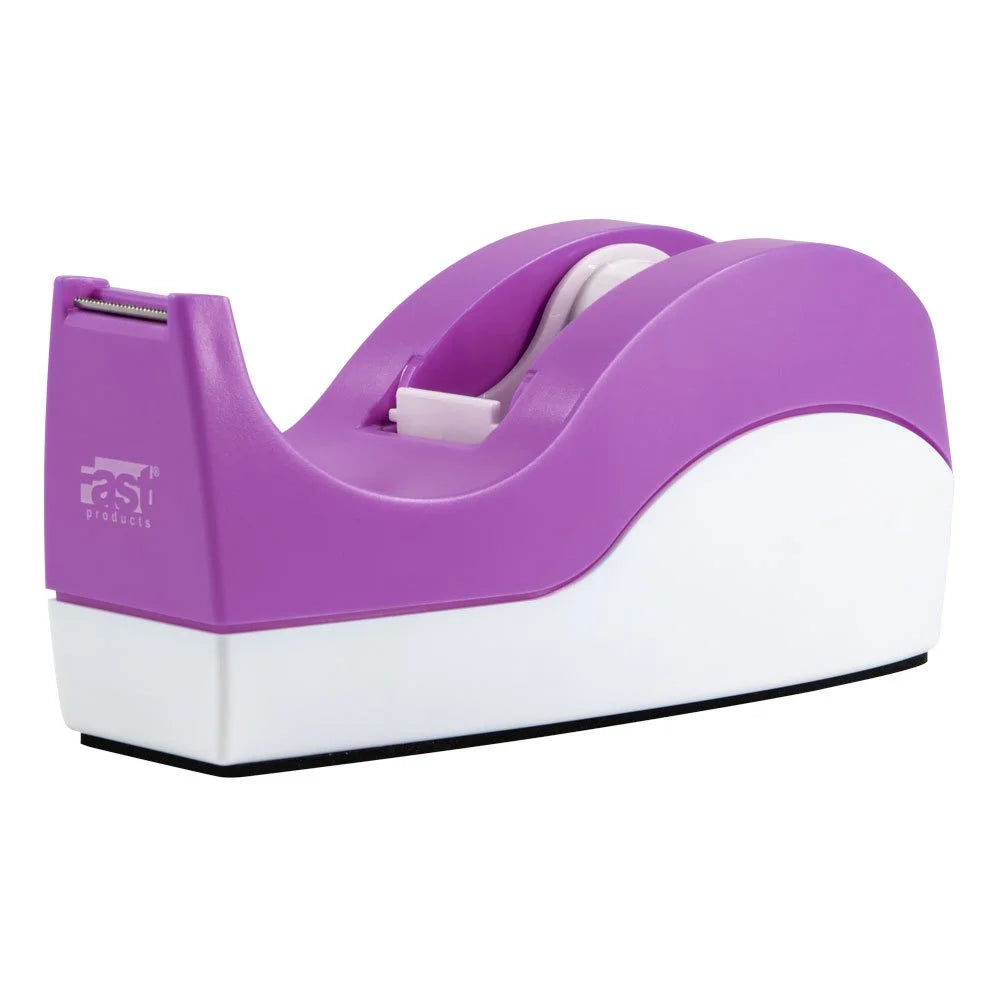 Base Dispensador de Tape Fast DF10 Escritorio Centro 1" Morado