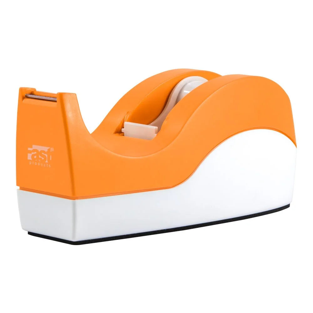 Base Dispensador de Tape Fast DF10 Escritorio Centro 1" Anaranjado