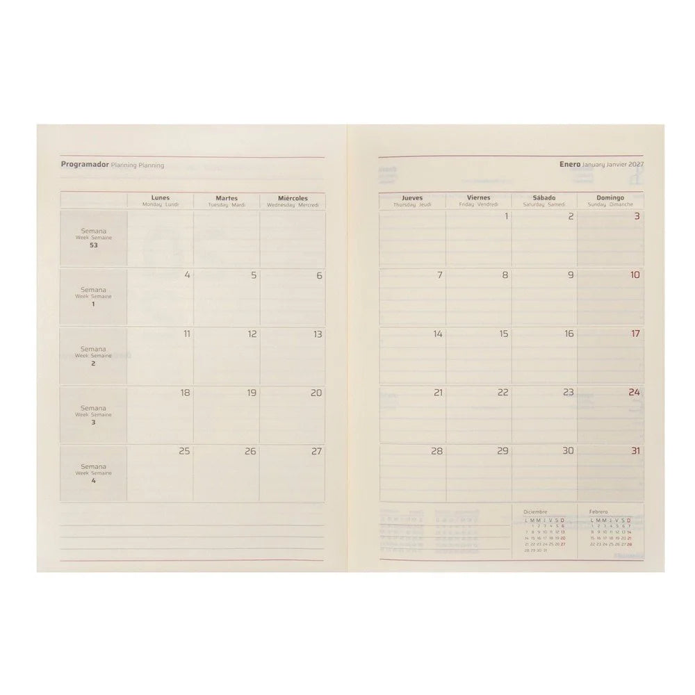 AGENDA 2027 DIARIA FAST BRACCIANO CD AZUL
