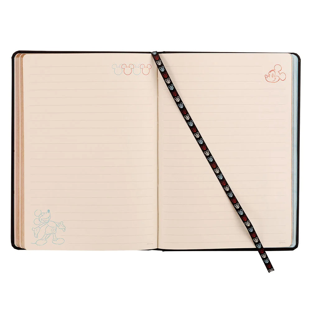 Libreta Mickey Mouse Tapa Dura Empastada 14,8 x 21 cm MOOVING 1246121