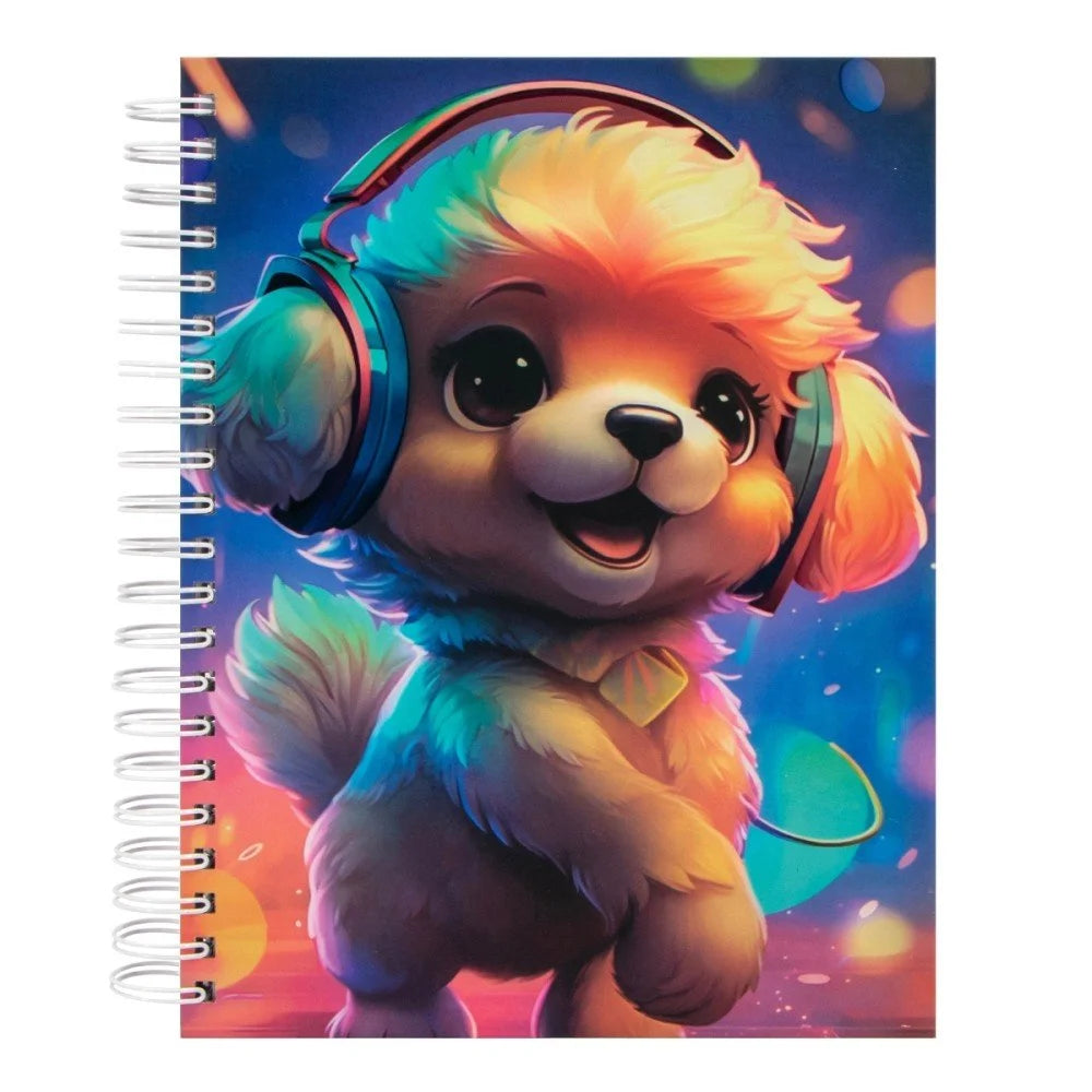 Cuaderno Espiral 200H Fast Femenino Tapa Dura Multimaterias