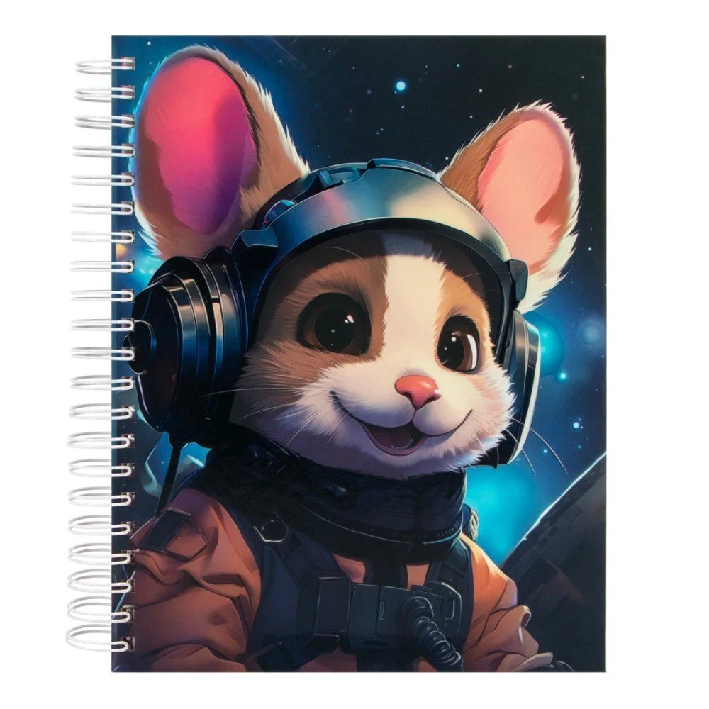 Cuaderno Espiral 200H Fast Femenino Tapa Dura Multimaterias