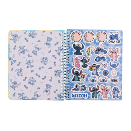 Cuaderno Espiral 96H Mooving Stitch Tapa Dura