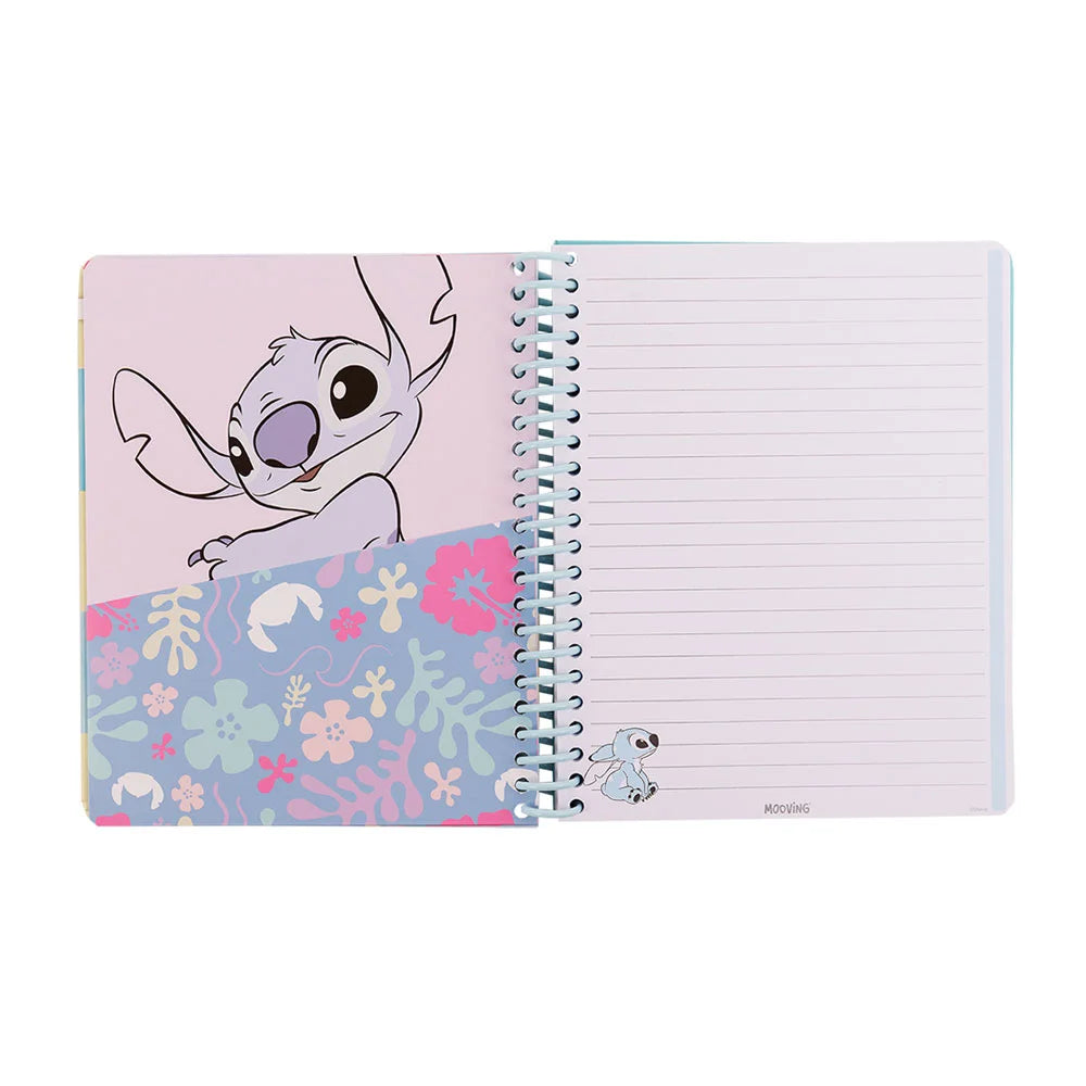 Cuaderno Espiral 96H Mooving Stitch Tapa Dura