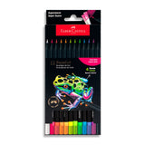 Crayón Faber-Castell SuperSoft 12 Colores Neón