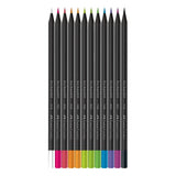 Crayón Faber-Castell SuperSoft 12 Colores Neón