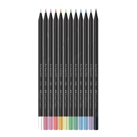 Crayón Faber-Castell SuperSoft 12 Colores Pastel