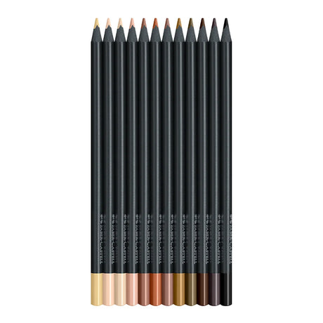 Crayón Faber-Castell SuperSoft 12 Tonos de Piel