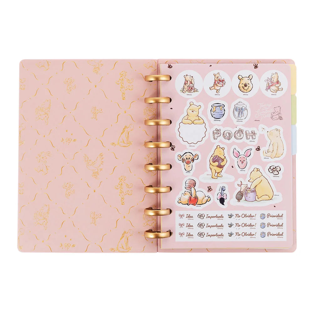 Cuaderno Espiral Disco Mooving 1721122 80H Winnie The Pooh