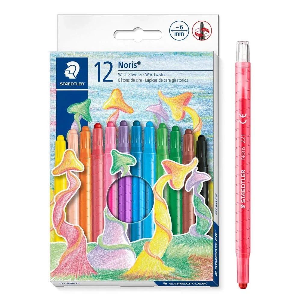 Crayon de Cera 12col Staedtler 221 en Barril Girables