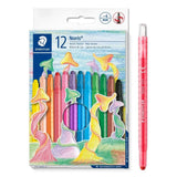 Crayon de Cera 12col Staedtler 221 en Barril Girables