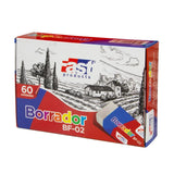 Borrador Fast BF02 Blanco Plastico Mediano