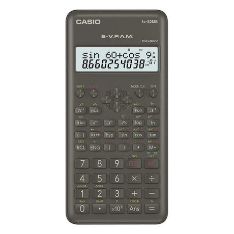 CALCULADORA CIENTIFICA CASIO FX-82MS-2 240 FUNCIONES