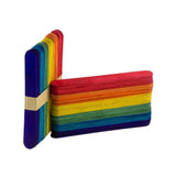 Paleta de Madera Fast Jumbo Ancho Colores 100pcs.